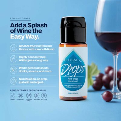 About Hedessent Red Wine Flavour Drops