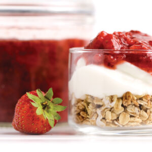 Chia Jam on Yogurt