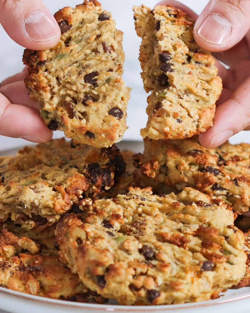 Flourless Breakfast Cookie Close up