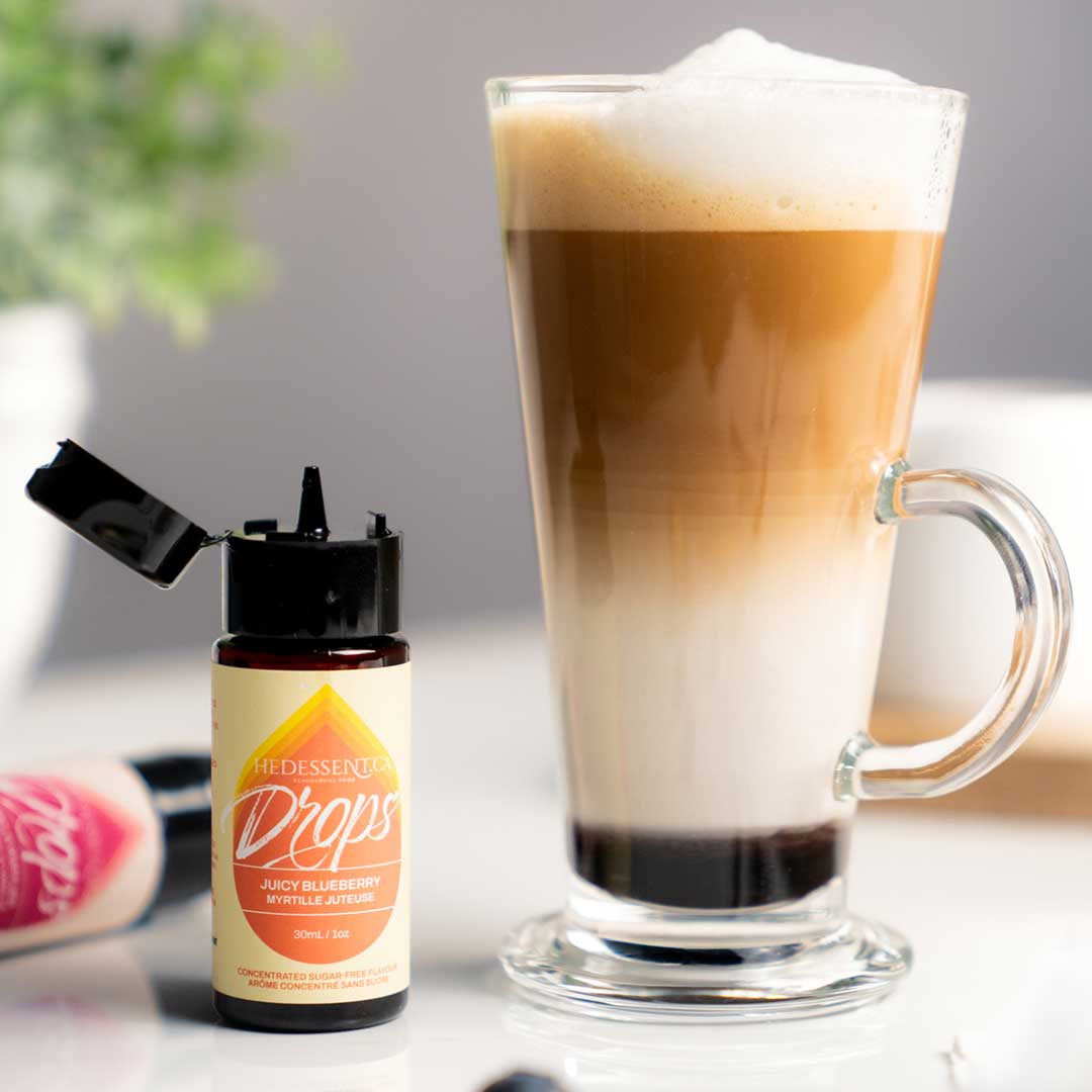 Juicy Blueberry Latte