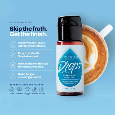 About Hedessent Cappuccino Flavor Drops