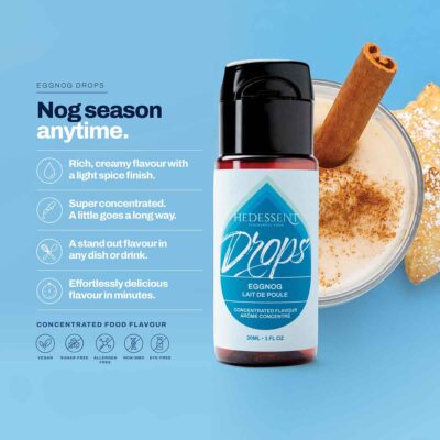 About Hedessent Eggnog Flavor Drops