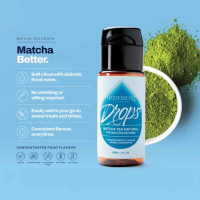 About Hedessent Matcha Flavor Drops