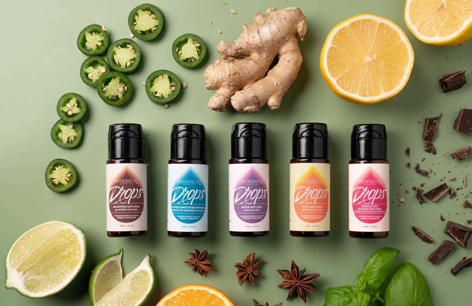 Hedessent Natural Flavor Drops