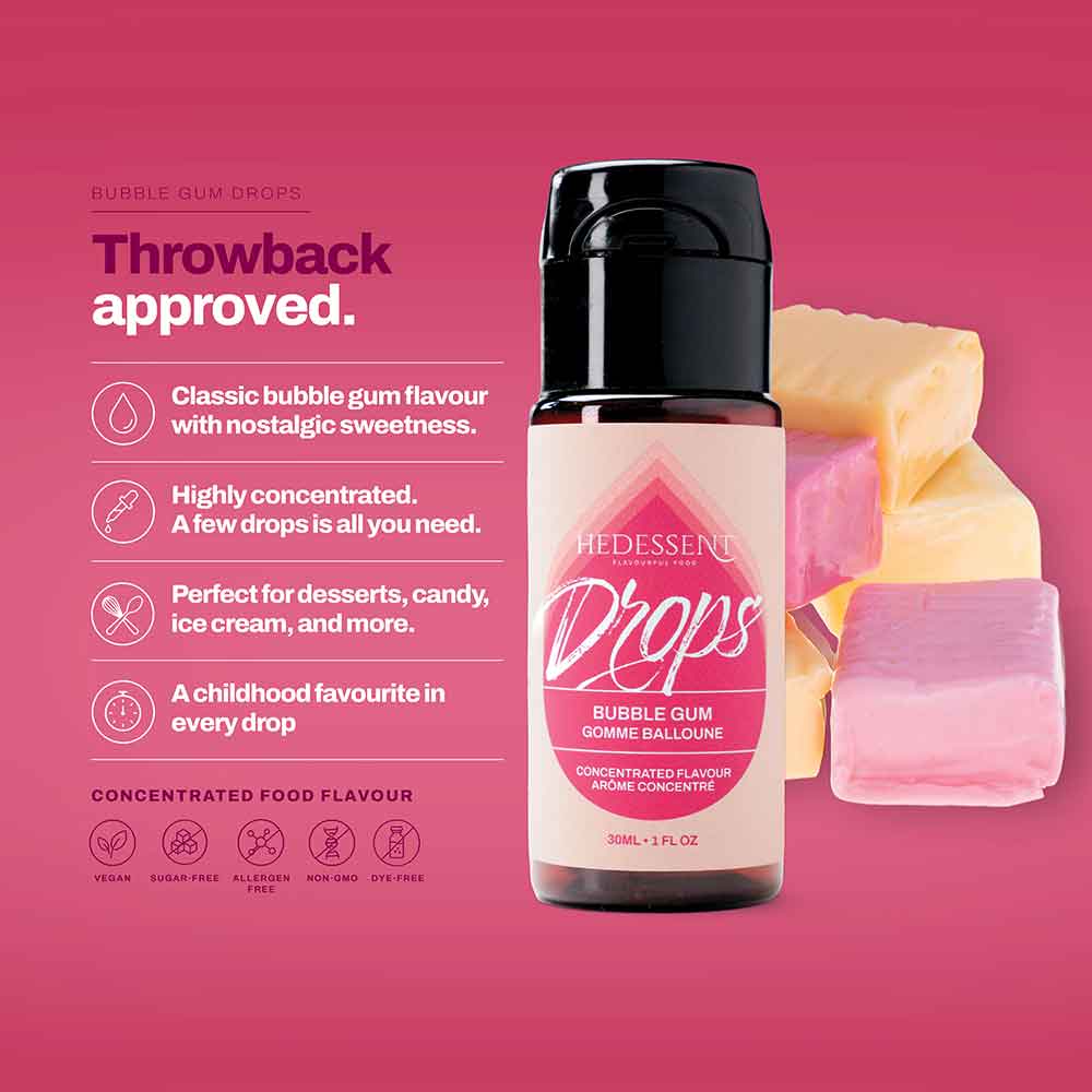 Bubble Gum Flavour Drops - Image 2