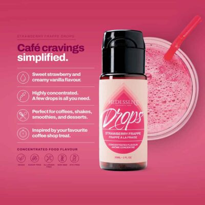 Alternative view of Strawberry Frappé Flavour Drops